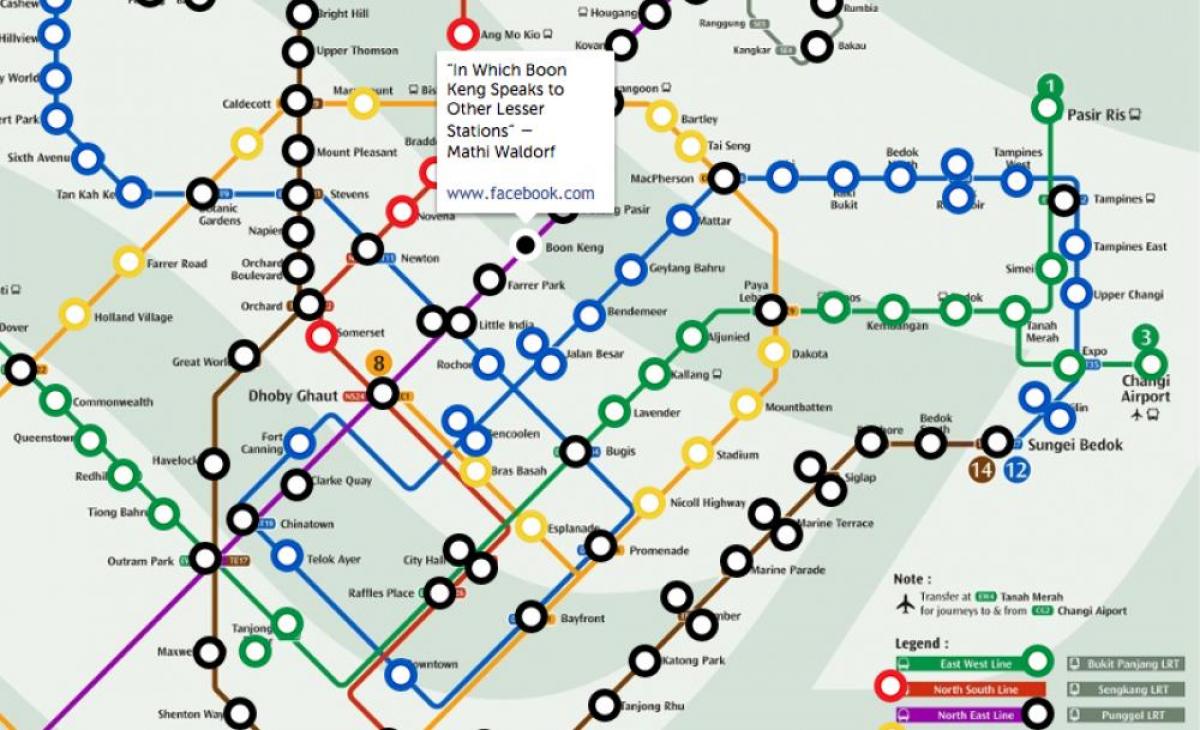 mrt-Bahn-Karte, Singapur