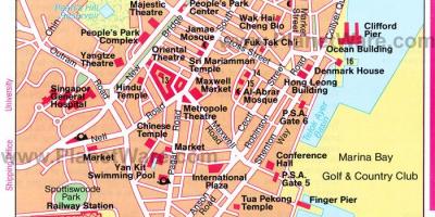 Chinatown Singapur Karte